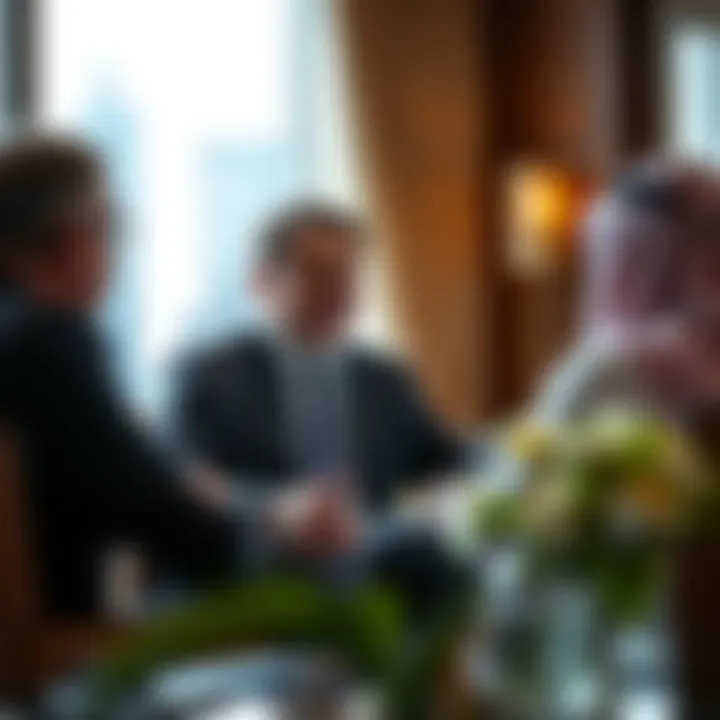 Strategic Insights in Real Estate Abdulwahed Bin Shabib in a business meeting discussing real estate