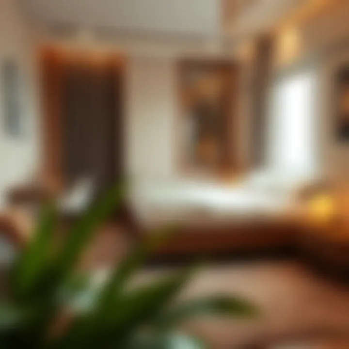 Cozy bed space setup in Dubai Silicon Oasis