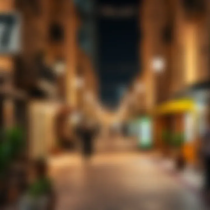 Vibrant neighborhood atmosphere in Dubai Silicon Oasis