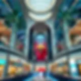 Architectural view of Al Ghurair Mall