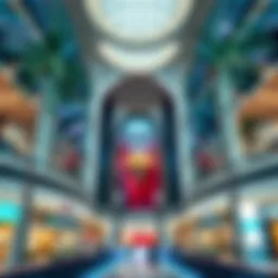 Architectural view of Al Ghurair Mall