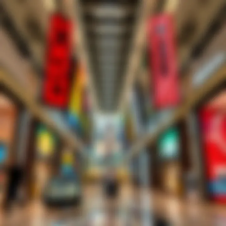 Interior shopping experience at Al Ghurair Mall