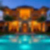 Luxurious exterior of Al Habtoor Polo Resort Villa