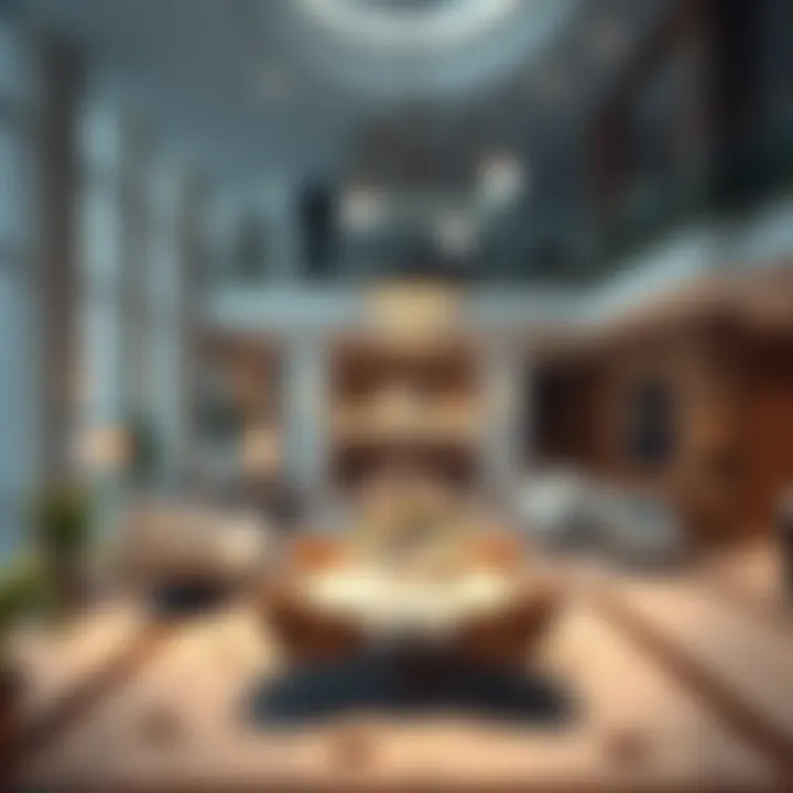 Interior Design Promoting Community in Al Jeel Tower Al Jeel Tower's interior space illustrating community integration