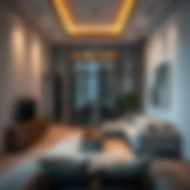 Inside view of a modern residential unit at Al Khail Gate