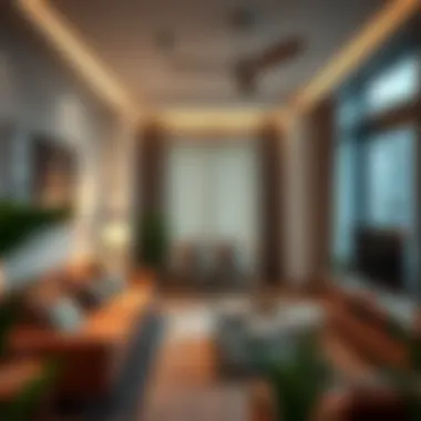 A cozy living space representing monthly room rentals