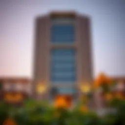 Stunning exterior view of Al Liwan Building 2 showcasing modern architectural design.