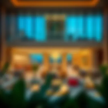 Modern Interiors of Al Liwan Building 2 Interior design showcasing modern amenities and elegant spaces within Al Liwan Building 2.