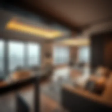 Modern Living Spaces in Al Shaab Village Interior of a modern apartment in Al Shaab Village