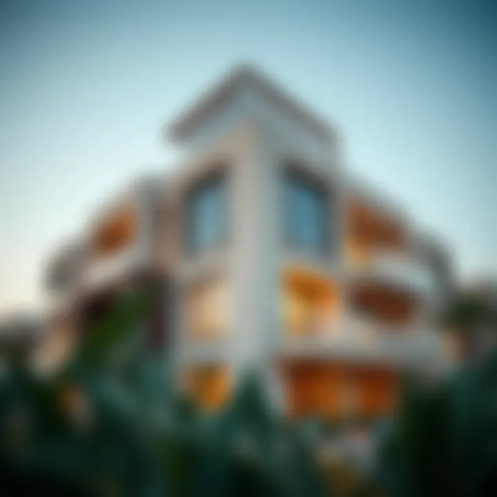 Contemporary Architecture in Al Wasl Village Modern architectural features of Al Wasl Village