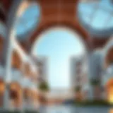 Stunning architectural design of Art 9 in Silicon Oasis