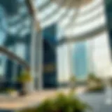 Modern architectural design of the Atrium Business Centre