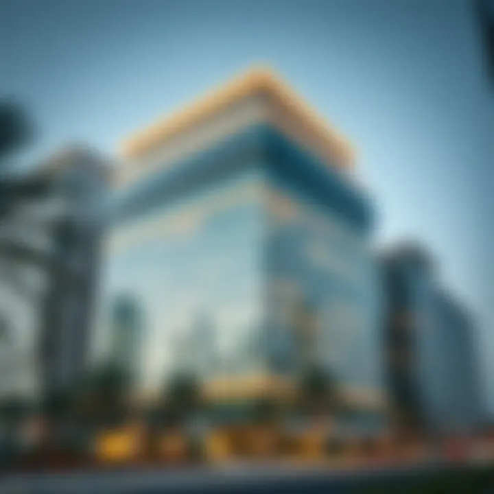 Strategic location of the Atrium Business Centre in Dubai