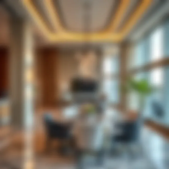 Luxurious office space inside the Atrium Business Centre