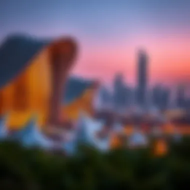 A striking view of Dubai's skyline featuring innovative architecture