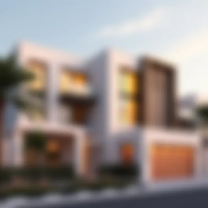 A detailed rendering of a new residential project by Azizi