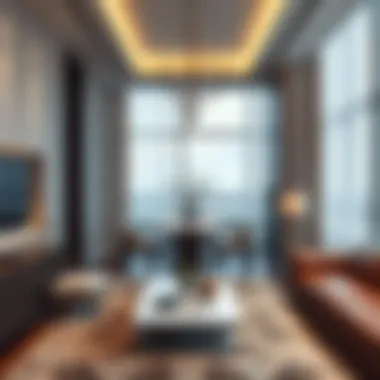 Interior design details of a unit in Bahia 1