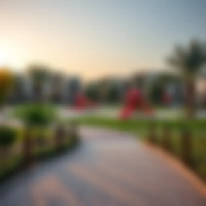 Vibrant community park in Barsha South highlighting recreational spaces