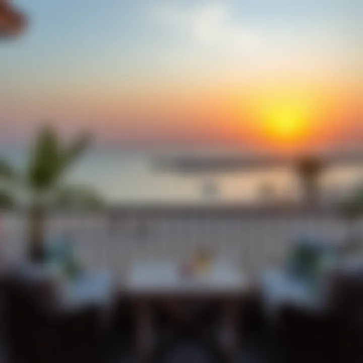 Sunset from a Beachside Balcony Breathtaking sunset view from a beachside balcony