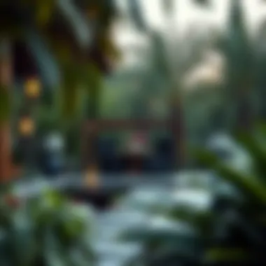 Enchanting Garden Retreat in Dubai Lush garden setting ideal for intimate moments