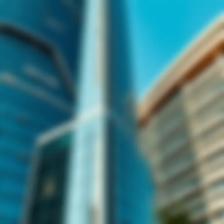 Architectural Design Elements of Binary Tower Detailed architectural design elements of Binary Tower