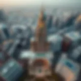 Aerial view of Capital Plaza showcasing its modern architecture