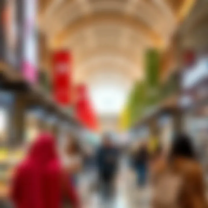 Shoppers enjoying the vibrant atmosphere of Carrefour