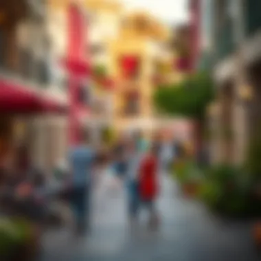 Vibrant community atmosphere in Caya Dubai