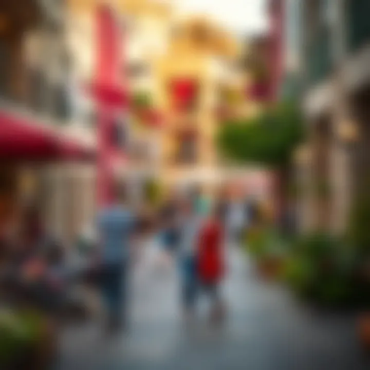 Vibrant community atmosphere in Caya Dubai