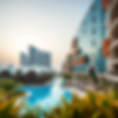 Panoramic view of Caya Dubai showcasing its modern architecture