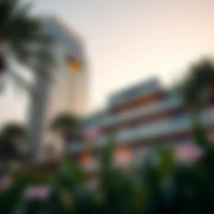 Exterior view of Chic Tower showcasing modern architectural brilliance