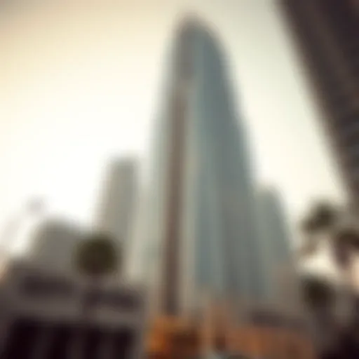 City Avenue Tower facade showcasing modern architecture