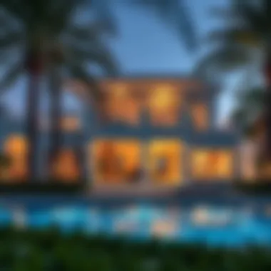 Luxury Living in Dubai's Exclusive Communities Luxurious villa in an upscale neighborhood of Dubai