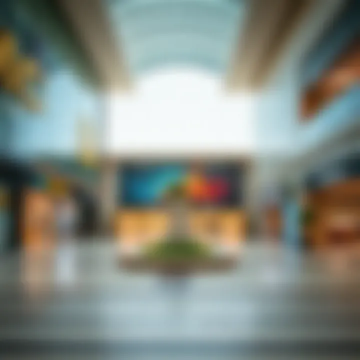Vibrant commercial spaces within Al Fattan Plaza
