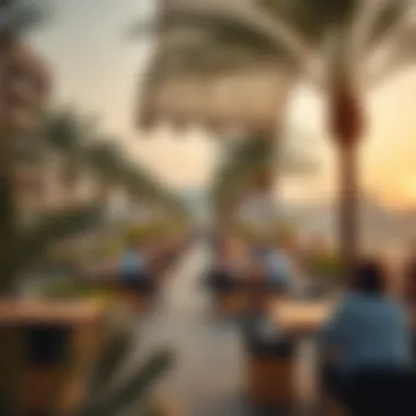 Vibrant community gathering spaces along Creek Beach