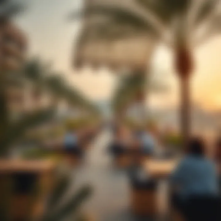 Vibrant community gathering spaces along Creek Beach