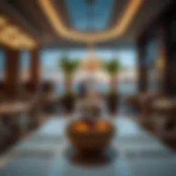 Stunning view of Jumeirah Beach Residence dining area