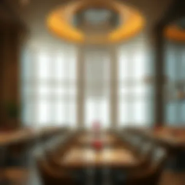 Elegant restaurant interior design at JBR