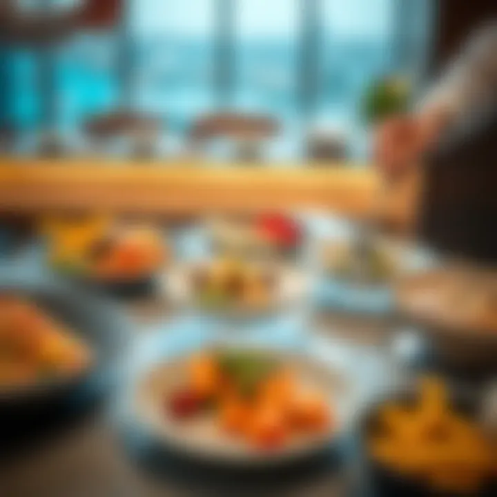 Diverse dishes showcasing international cuisine