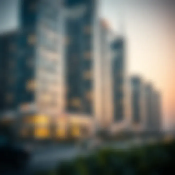 A conceptual image representing global investment opportunities in Dubai