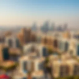 An overview of the UAE skyline with prominent real estate