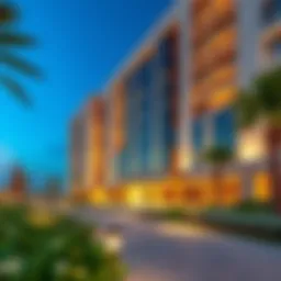 Stunning view of Damac Ghalia's exterior design