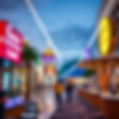 An entertainment zone in Deira City Mall featuring engaging activities