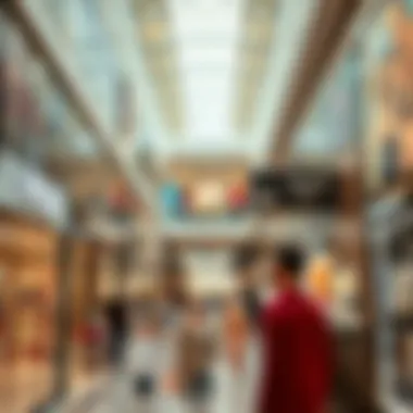 The vibrant retail section inside Deira City Mall filled with diverse shops