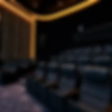 Luxurious cinema seating at Dubai Hills Mall