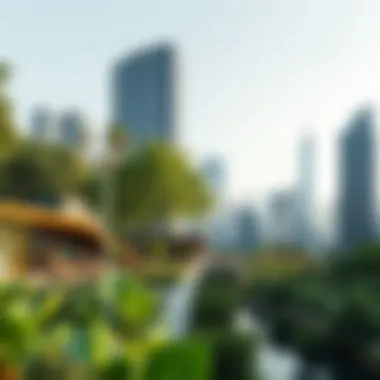 Serenity and Nature in District One Lush greenery and serene landscapes of District One