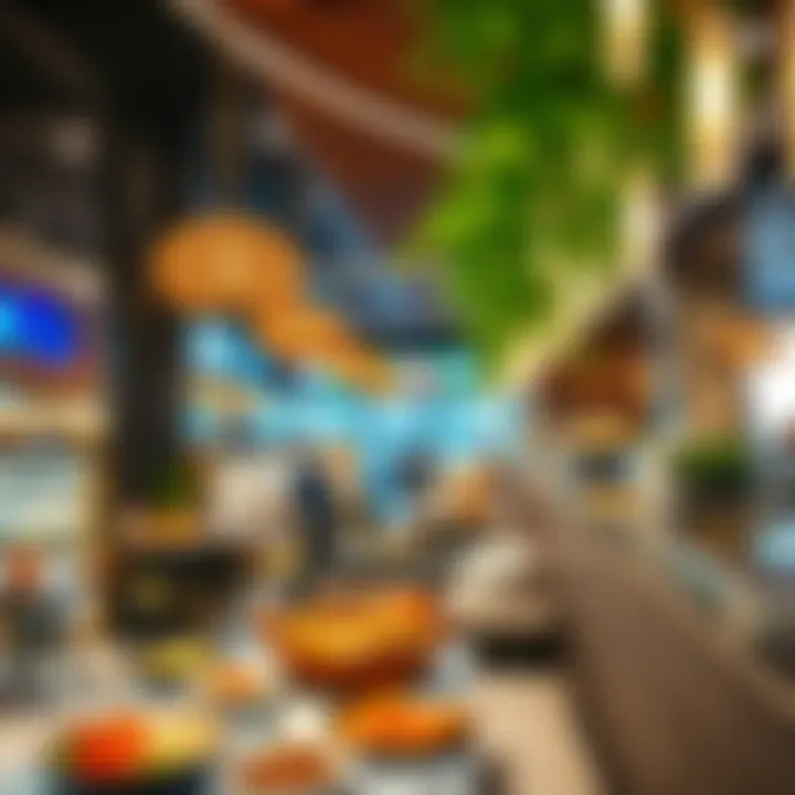 Diverse dining options available at Deira City Center featuring international cuisines