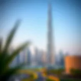 Stunning view of the Dubai Index Tower amidst the skyline