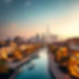 Stunning skyline view of Dubai Oasis showcasing modern architecture