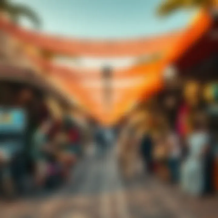 Cultural Marketplace in Dubai Oasis Vibrant marketplace reflecting the cultural essence of Dubai Oasis